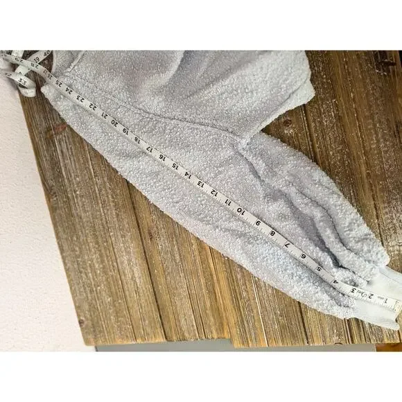Free People Sweater Found My Friend Light Blue Textured Pullover Cozy Womens L - Picture 8 of 8